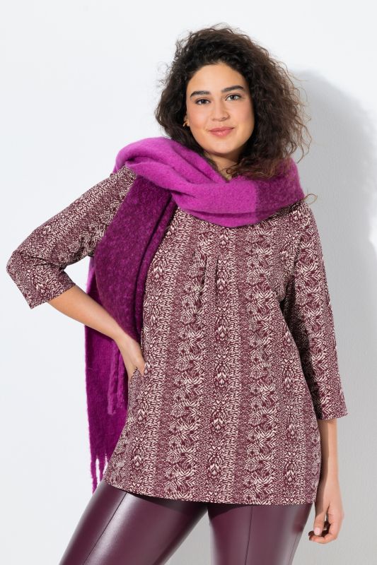 Тениска с микс от принтове