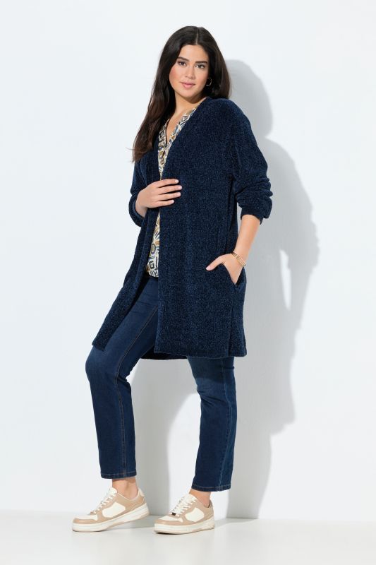 Жилетка пухкава дълга