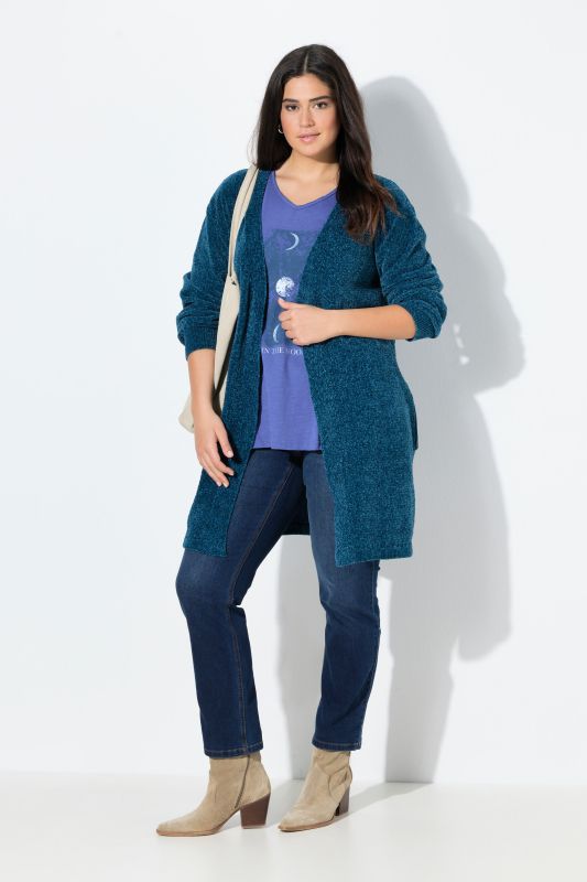 Жилетка пухкава дълга