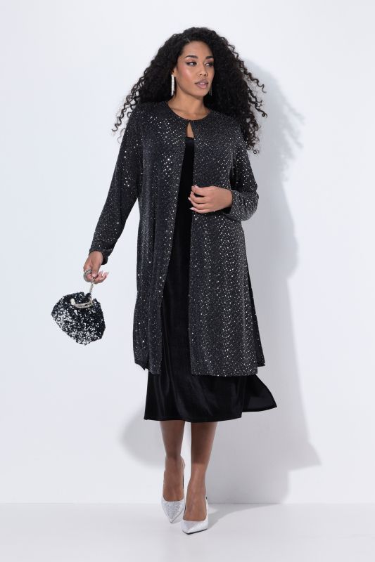 Сако дълго с пайети