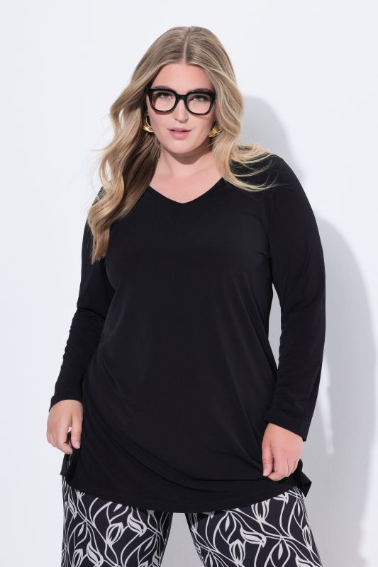 Matte Jersey Empire A-Line Tunic