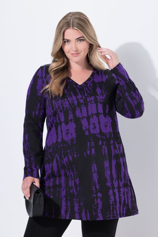 Туника с батиков принт