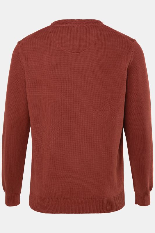 Sweater, round neckline, JP1880 embroidery, cotton