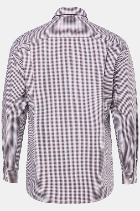 Easy Care Button Down Collar Comfort Fit Check Shirt