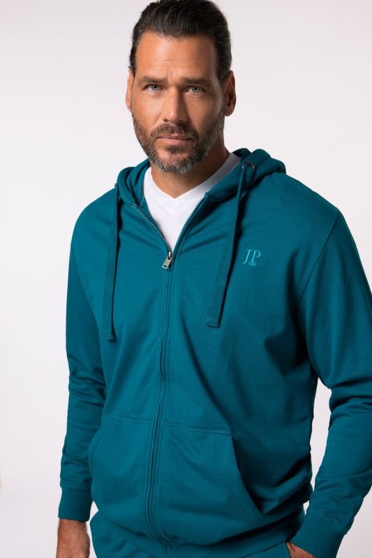 Tracksuit, loungewear, 2-piece, hoodie jacket and trousers, up to size 8XL