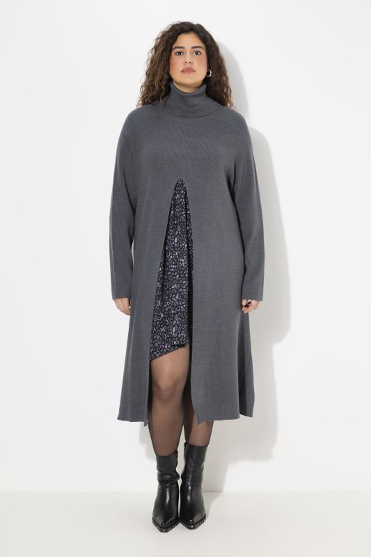 Пуловер с поло яка изключително дълго