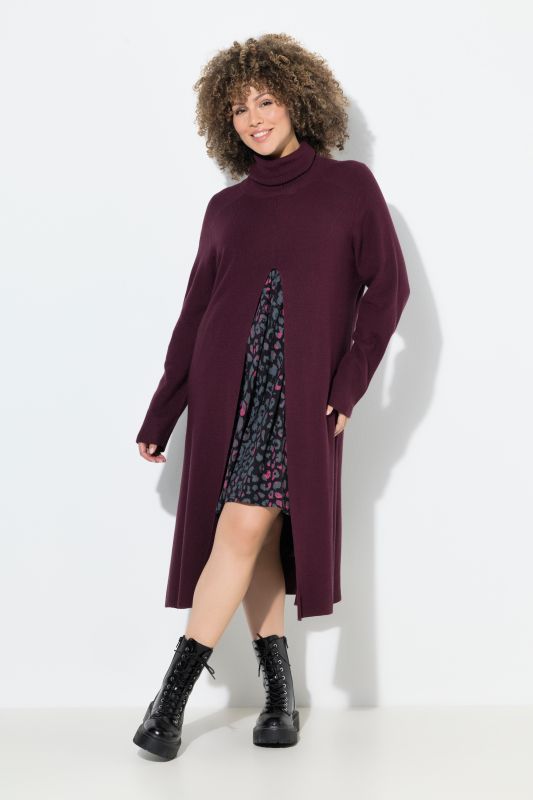 Пуловер с поло яка изключително дълго