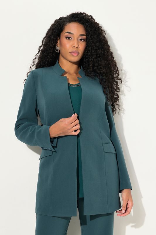 Stand-Up Collar Blazer