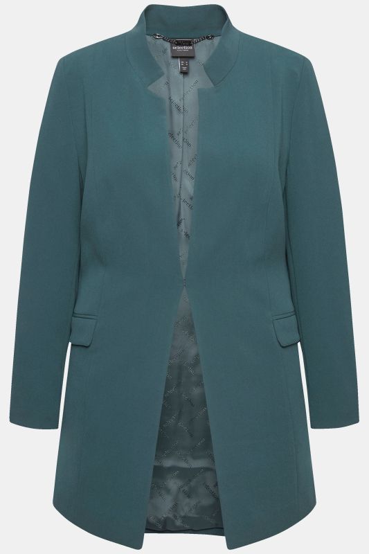 Stand-Up Collar Blazer