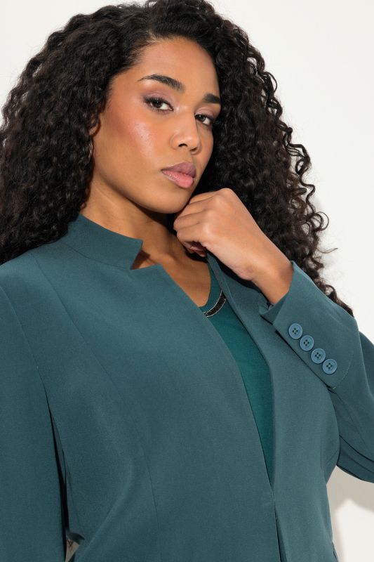 Stand-Up Collar Blazer