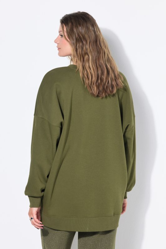 Statement Patch Long Sleeve Sweatshirt