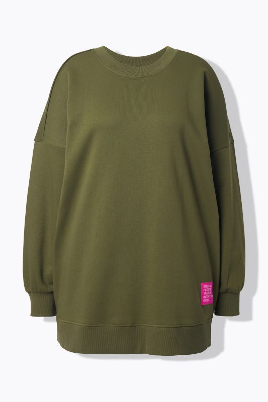 Statement Patch Long Sleeve Sweatshirt