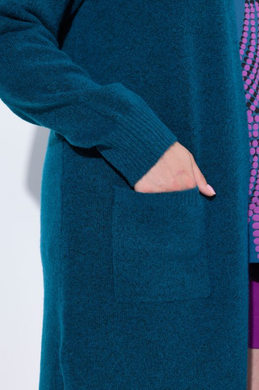 Oversized Open Shape Long Sleeve Cardigan