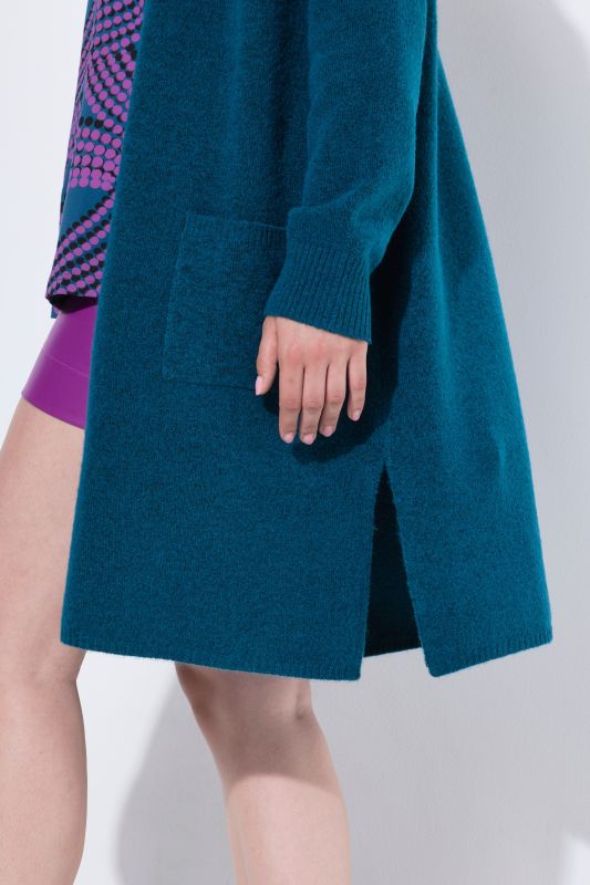 Oversized Open Shape Long Sleeve Cardigan