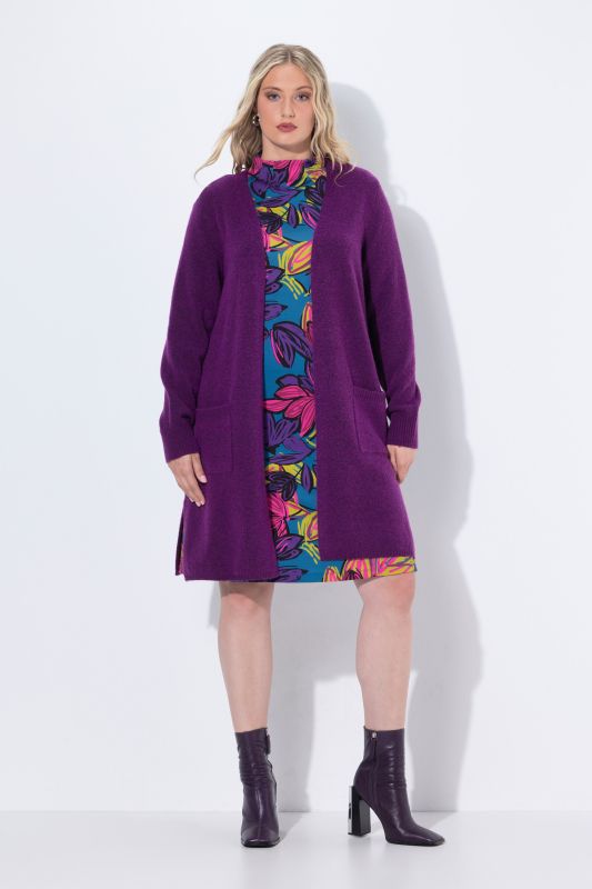 Oversized Open Shape Long Sleeve Cardigan