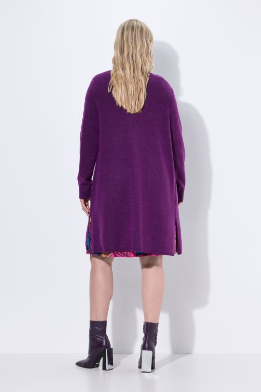 Oversized Open Shape Long Sleeve Cardigan