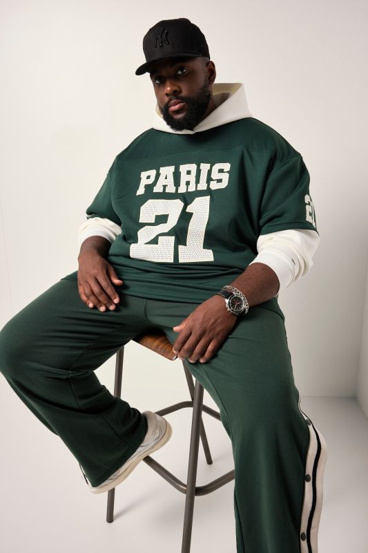 Тениска с надпис STHUGE