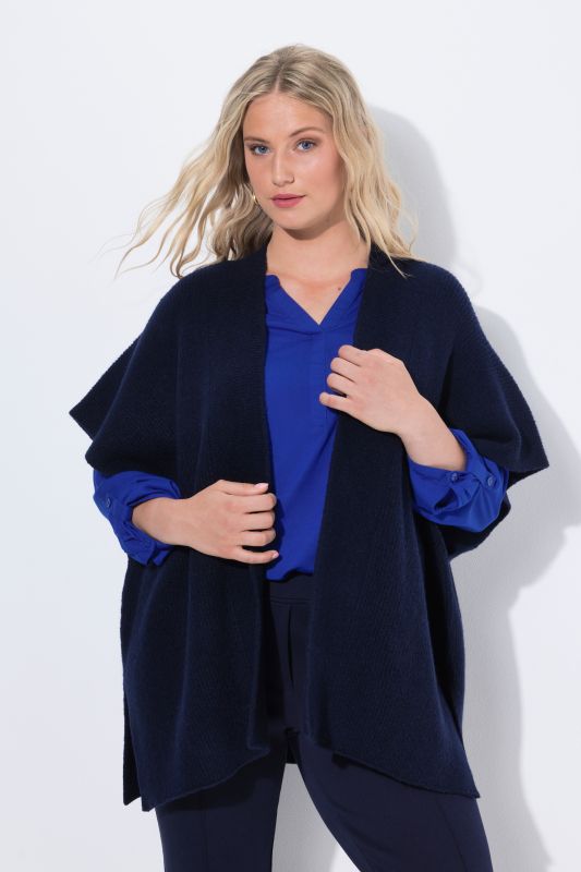 Ribbed Shrug Short Sleeve Cardigan