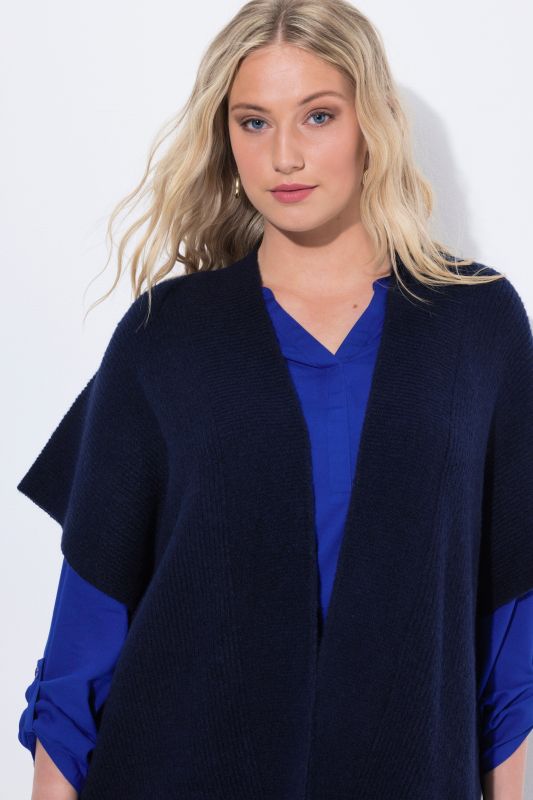 Ribbed Shrug Short Sleeve Cardigan