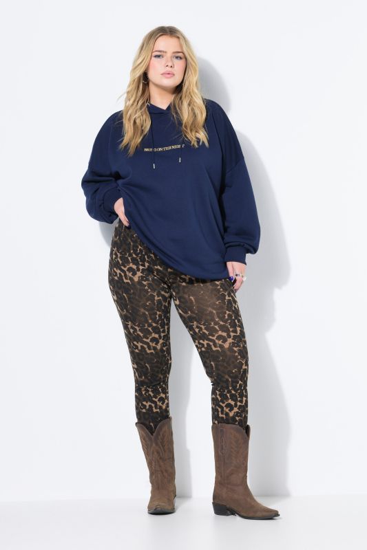 Клин с леопардов принт