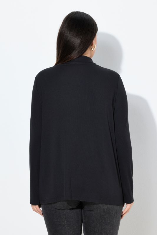 Тениска с яка рипсена