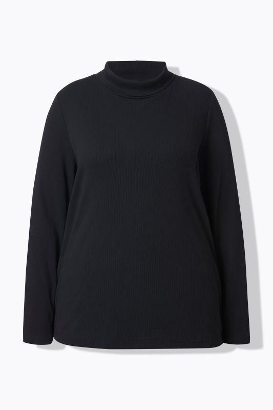 Тениска с яка рипсена