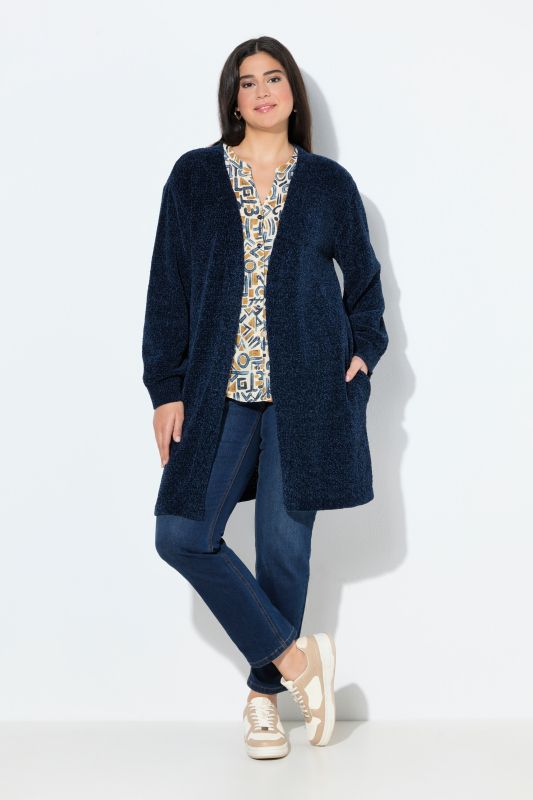 Жилетка пухкава дълга