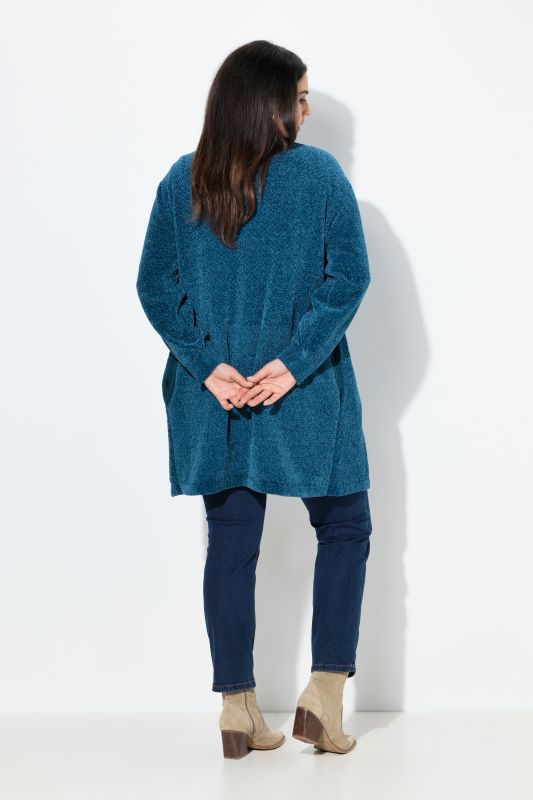 Жилетка пухкава дълга