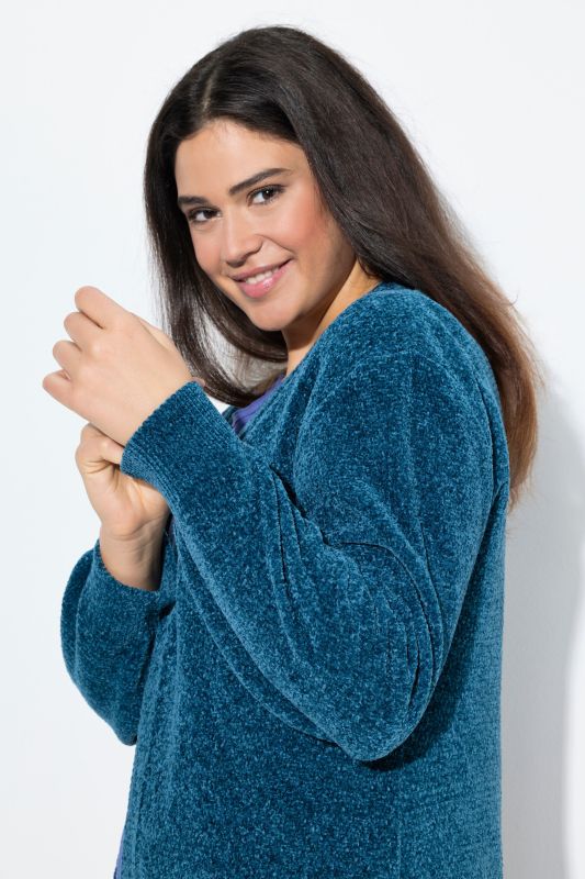 Жилетка пухкава дълга