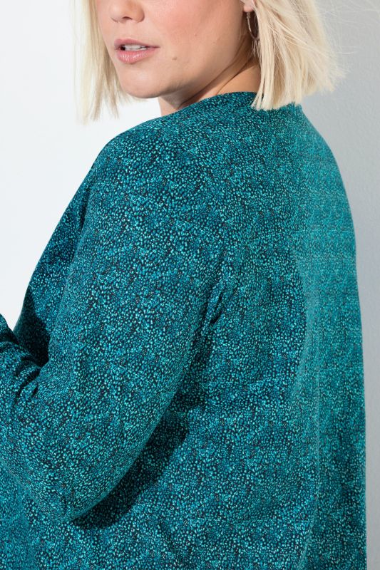 Dot Print Long Sleeve Tee