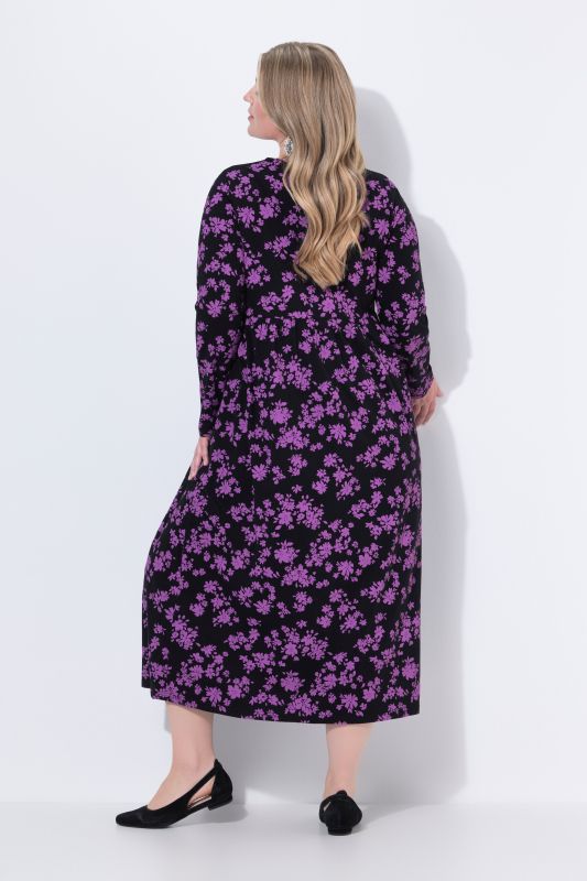 Рокля с флорален принт и джобове