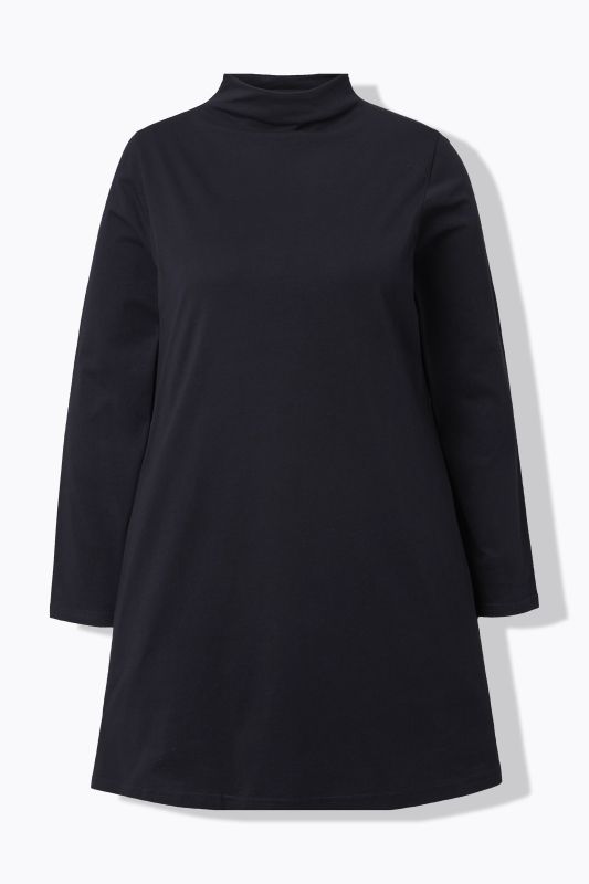Turtleneck A-Line Knit Tunic