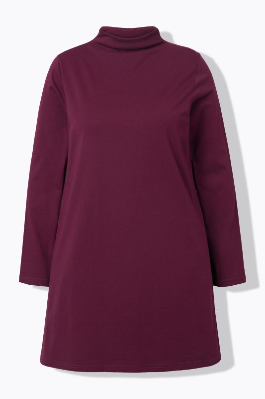 Turtleneck A-Line Knit Tunic
