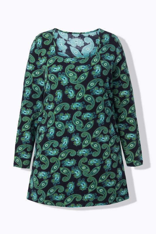 Туника с пейзли принт