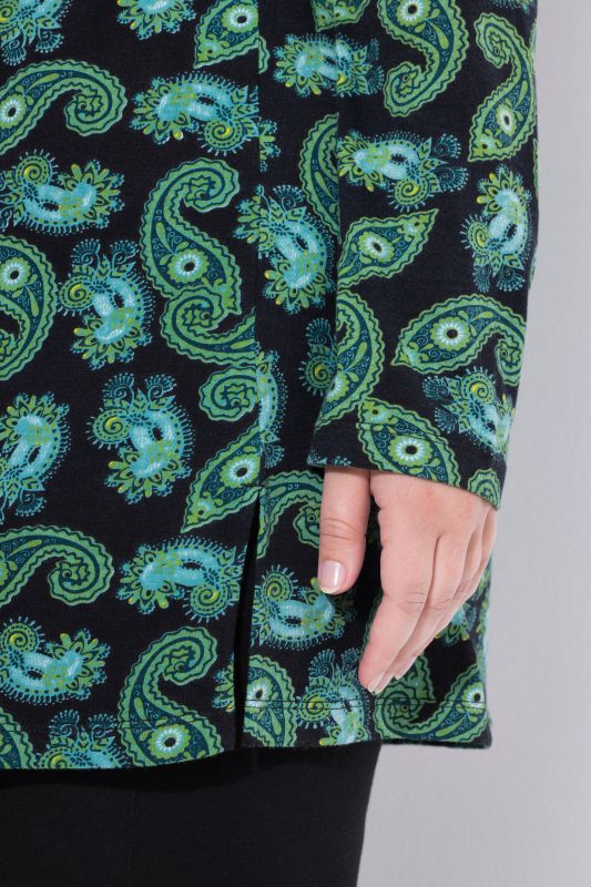 Туника с пейзли принт