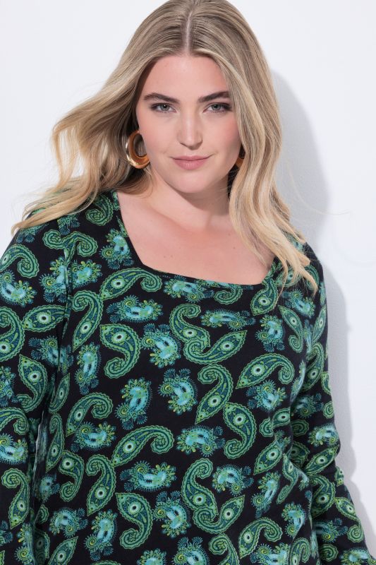 Туника с пейзли принт