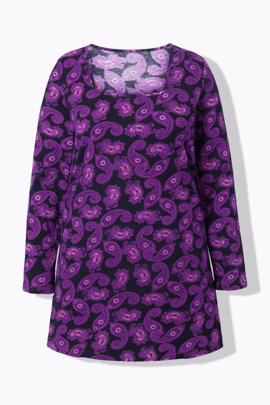 Туника с пейзли принт