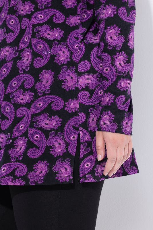 Туника с пейзли принт