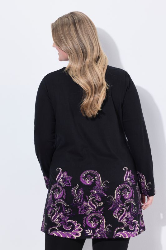 Туника с пейзли детайл