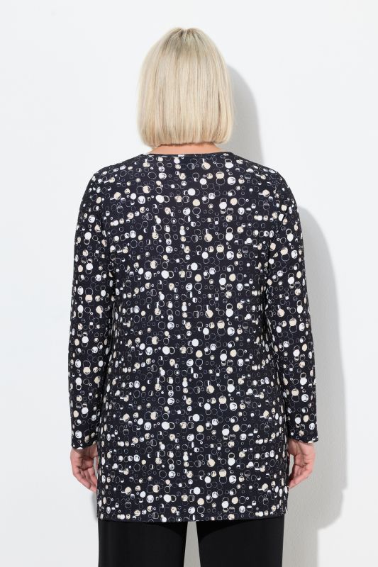 Туника с принт на балончета