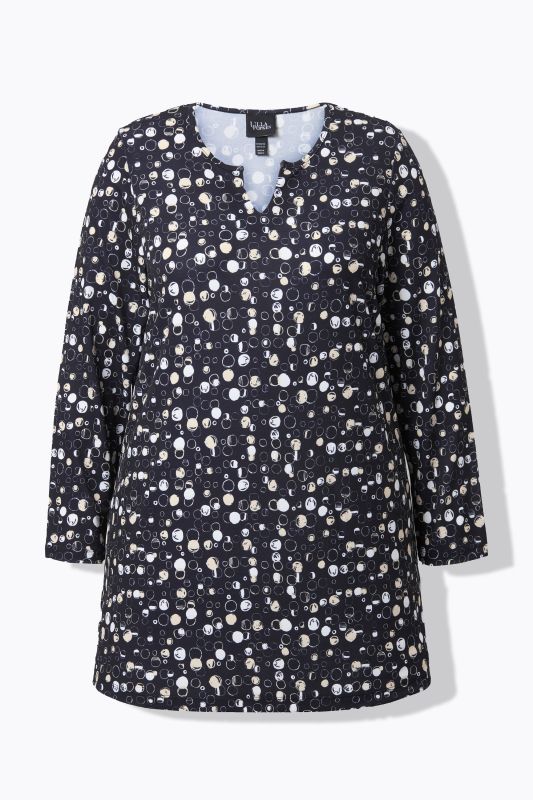 Туника с принт на балончета