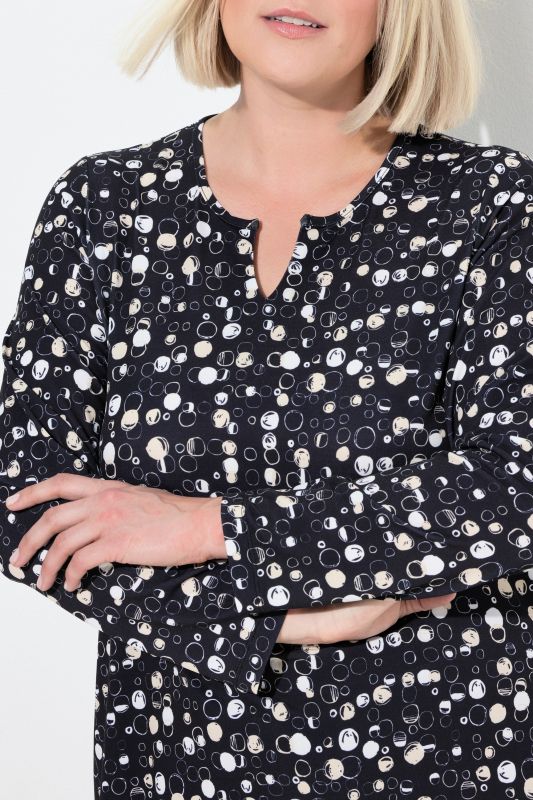 Туника с принт на балончета