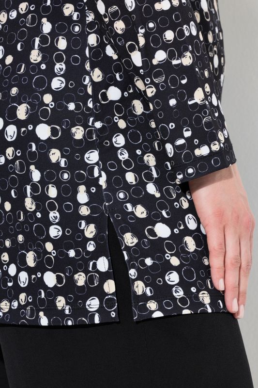 Туника с принт на балончета