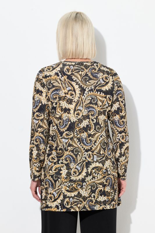 Туника с пейзли акценти