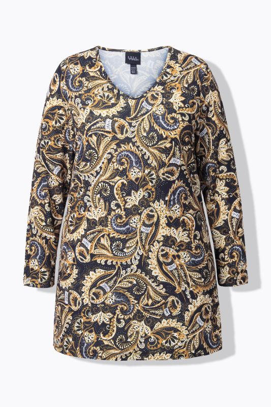 Туника с пейзли акценти