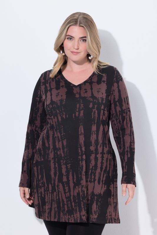 Туника с батиков принт