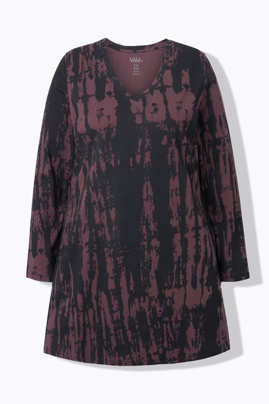 Туника с батиков принт