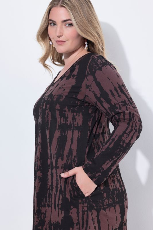 Туника с батиков принт