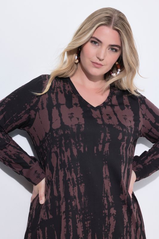 Туника с батиков принт