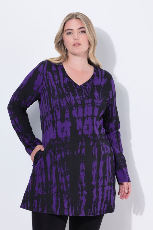 Туника с батиков принт